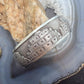Alex Becenti Native American Sterling Silver Taos Pueblo Storyteller Unisex Cuff