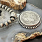 Genuine 90% Silver 1894 US Morgan Dollar Decorated Unisex Pendant