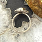 Sterling Silver Southwestern Style Golden Hill Turquoise Adjustable Ring For Women #1