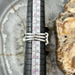Sterling Silver Southwestern Style Mohave Turquoise Cluster Ring Size 7.5 For Women