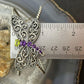 Carolyn Pollack Sterling Silver Peridot & Amethyst Decorated Dragonfly Bracelet For Women
