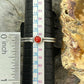 Carolyn Pollack Sterling Silver Rounde Small Red Jasper Ring Size 8 For Women