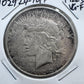 1922-D US 90% Peace Silver Dollar VG-F #102924-1GP