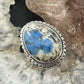 Sterling Silver Southwestern Style Oval K2 Jasper Ring Size 7 For Women