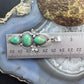 Sterling Silver Southwestern Style Triple Turquoise Decorated Pendant For Women