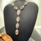 Sterling Silver Southwestern Style 10 Oval Wild Horse Lariat 25" Necklace For Women