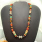 Carolyn Pollack Sterling Silver Multistone Beads Magnetic Clasp 16" Necklace For Women