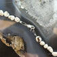Sterling Silver Natural Wild Horse Beads 22" Necklace For Women
