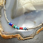 Carolyn Pollack Sterling Silver Multi Stone w/Cylinder Beads Necklace For Women
