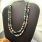 Carolyn Pollack Sterling Silver Multistone Beads 28"-32" Necklace For Women