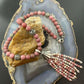 Carolyn Pollack Sterling Silver Rhodochrosite Beads & Swirl Beads w/Enhancer Necklace For Women