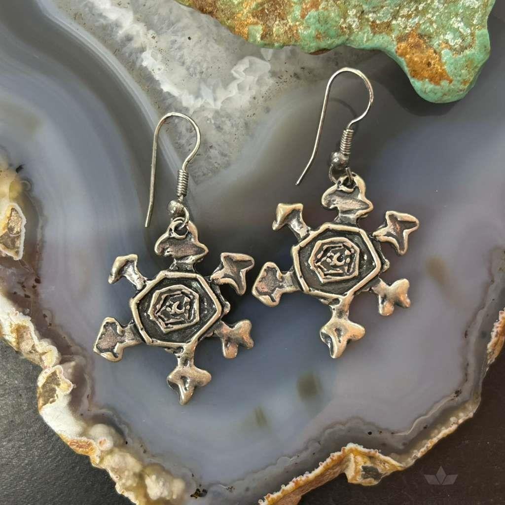 Silver Abstract Fashion Dangle Earrings For Women