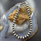 Sterling Silver Southwestern Style Navajo Pearl Beads 8 mm Necklace 16"-18" For Women