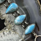 Sterling Silver Multi Shape Larimar Toggle Clasp Fashion Link Bracelet For Women