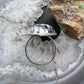 Sterling Silver Southwestern Style Large Teardrop Dendrite Agate Ring Size 10 For Women