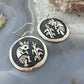 Tommy & Rosita Singer Sterling Silver Overlay Kokopelli Dangle Earrings For Women