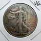 1941-D US Walking Liberty Half Dollar 90% Silver VG-F #121725-4E