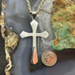 Sterling Silver Fashion Unisex Cross Pendant