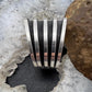 Tom Hawk Native American Sterling Silver Five Rows Band Ring Size 11.25 For Men