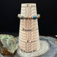Southwestern Style 4-8mm Copper Navajo Pearl Beads &10mm Jasper Stretch Bracelet For Women