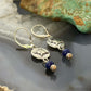 Carolyn Pollack Sterling Silver Lapis & Zia Symbol Dangle Earrings For Women