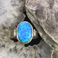 Christin Wolf Vintage Sterling Silver Turquoise & Opal Reversible Ring Size 10 For Women