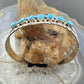 Anita Whitegoat Native American Sterling Silver 7 Turquoise Row Bracelet For Women #2