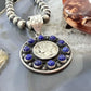 Genuine 1941 90% Silver Mercury Dime Coin w/Lapis Decorated Unisex Pendant #1