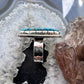 Sterling Silver Southwestern Style Blue Copper Turquoise Ring Size 9.25 For Women