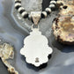 Sterling Silver Southwestern Style Teardrop Emerald Decorated Pendant For Women