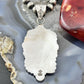 Sterling Silver Southwestern Style Oval Charoite Decorated Pendant For Women