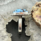 Sterling Silver Southwestern Style Golden Hill Turquoise Ring Size 8 For Women