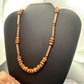 Copper Navajo Pearl Round & 25mm Cylinder w/Spiny Oyster Beads 20" Necklace For Women