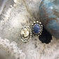 Carolyn Pollack Sterling Silver Oval Denim Lapis Stud Earrings For Women