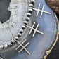Sterling Silver Southwestern Style Turquoise Naja w/Native Cross 20" Necklace For Women