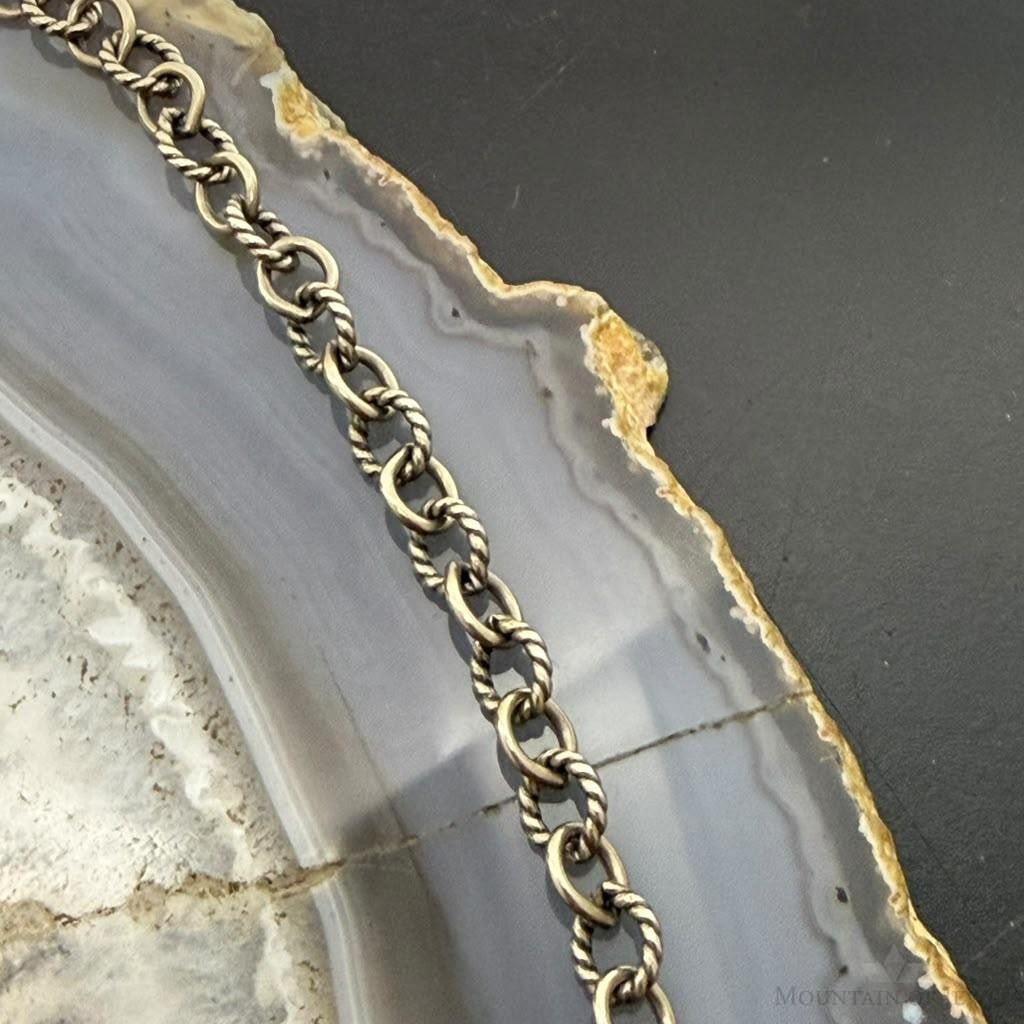 Carolyn Pollack Sterling Silver Round Link Chain 24" Necklace For Women