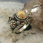 Carolyn Pollack Vintage Southwestern Style Sterling Oval Picture Jasper Decorated Ring For Women