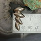 Vintage Sterling Silver Leaf style Fashion Post Earrings For Women