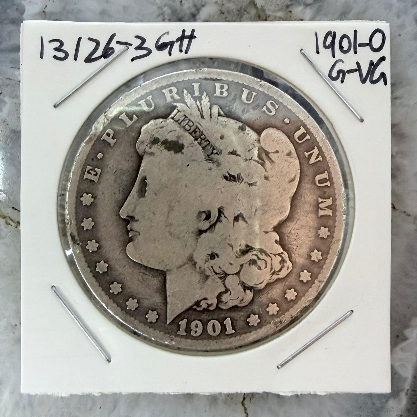 1901-O US 90% Morgan Silver Dollar G-VG #13126-3GH