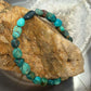 Sterling Silver Natural Turquoise Beads 7" Bracelet For Women #1