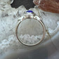 Carolyn Pollack Sterling Silver Oval Lapis Decorated Ring Size 10 For Women