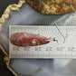 Sterling Silver Teardrop Plum Moss Agate Slab Dangle Earrings For Women #536
