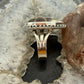 Sterling Silver Southwestern Style Teardrop Madagascan Asteroid Jasper Ring For Women