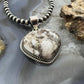 Sterling Silver Southwestern Style Wild Horse Heart Shape Pendant For Women