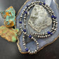 Carolyn Pollack Sterling Silver Decorated 4mm-8mm with Lapis Beads Necklace For Women