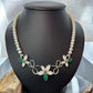 Carolyn Pollack Sterling Silver Freshwater Pearl and Floral 16"-18" Necklace For Women