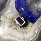 Christin Wolf Vintage Sterling Silver Lapis Turquoise Reversible Ring Size 9.75 For Women