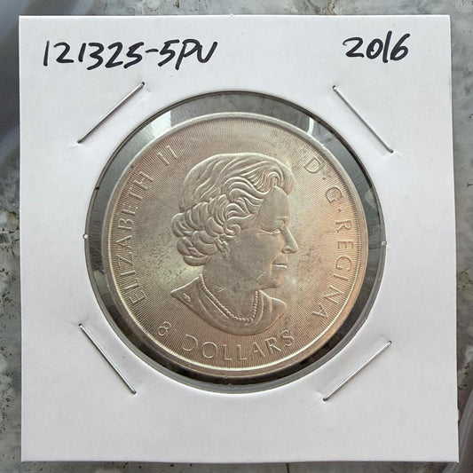 2016 Canada One and Half Ounce of .9999 Fine Silver Wildlife Series #121325-5PU