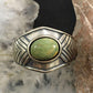 Carolyn Pollack Sterling Silver Oval Green Turquoise Engraved Ring Size 8 For Women