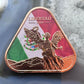 2024 Mexico Colored .999 Fine Copper One AVDP Triangular Ounce Roll of 20 Mint